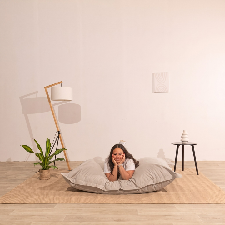 Pouf Extérieur Imperméable Déhoussable Anti-UV - 140x180 Cm