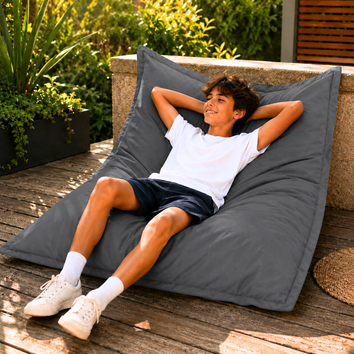 Pouf Extérieur Imperméable Déhoussable Anti-UV - 120x160 Cm