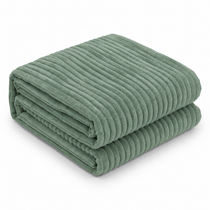 Housse Pouf XXL En Velours Côtelé - 110 X 100 Cm