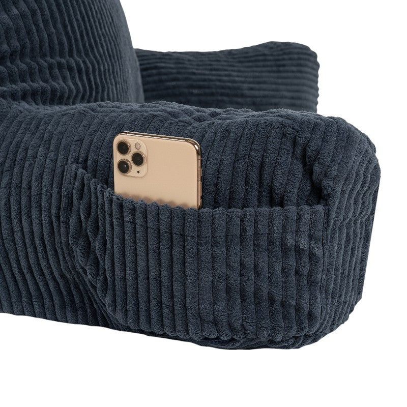 Coussin De Lecture Déhoussable Velours Côtelé