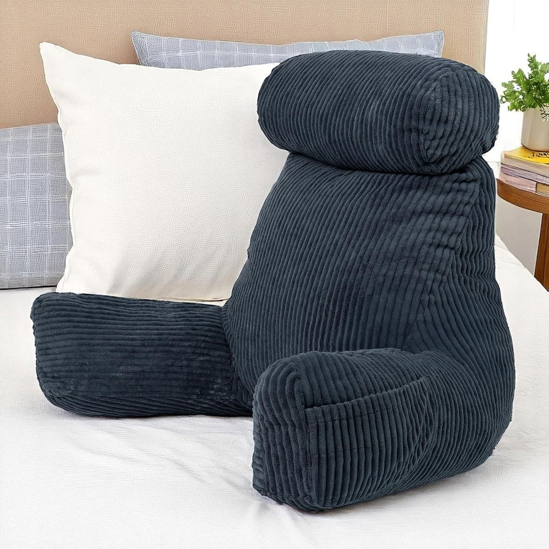 Coussin De Lecture Déhoussable Velours Côtelé