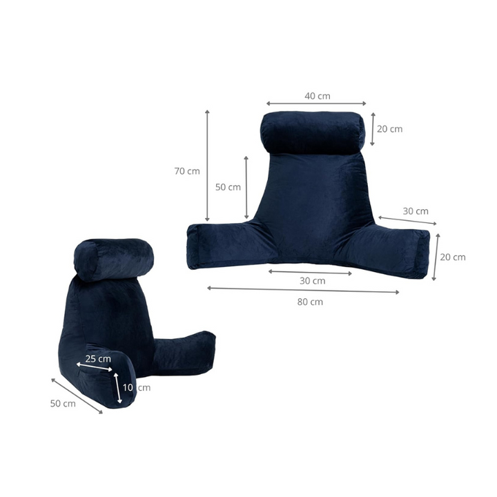 Coussin De Lecture Déhoussable Velours