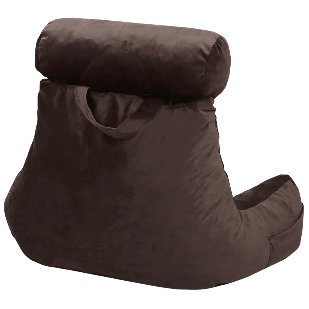 Coussin De Lecture Velours - 65x80 Cm