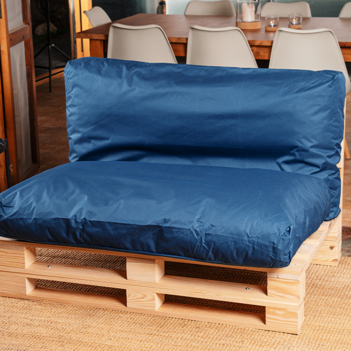 Coussin Palette Déhoussable Imperméable - 120x60 Cm