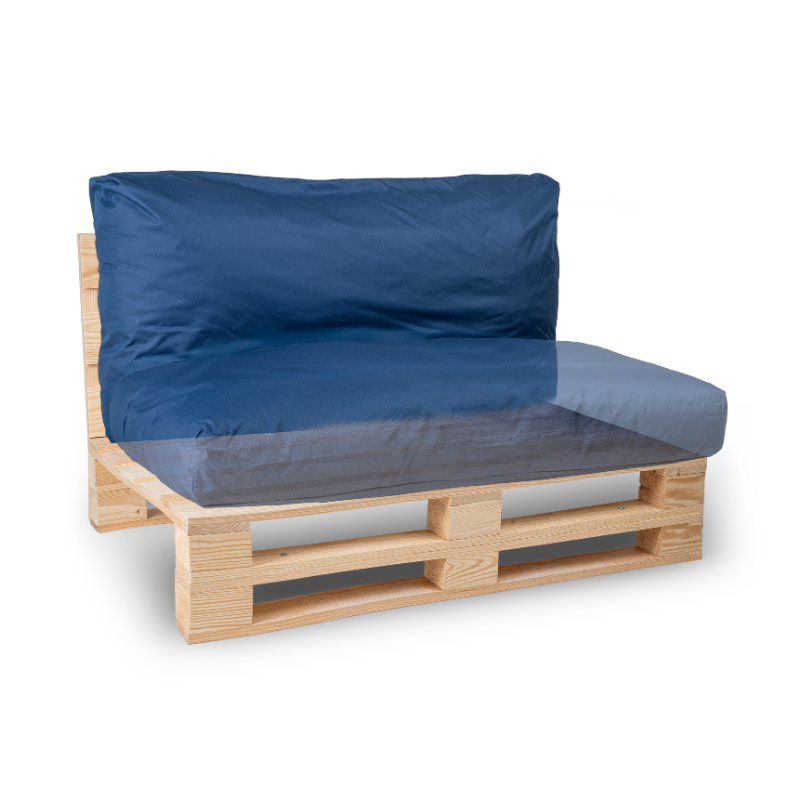 Coussin Palette Déhoussable Imperméable - 120x60 Cm