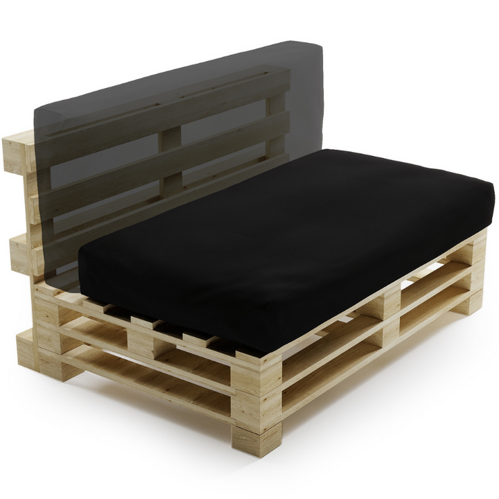 Coussin Palette Déhoussable Imperméable - 120x60 Cm