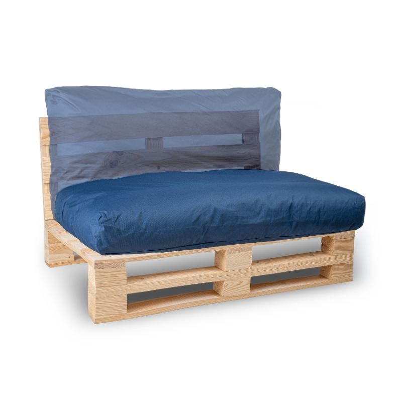 Coussin Palette Déhoussable Imperméable - 120x60 Cm