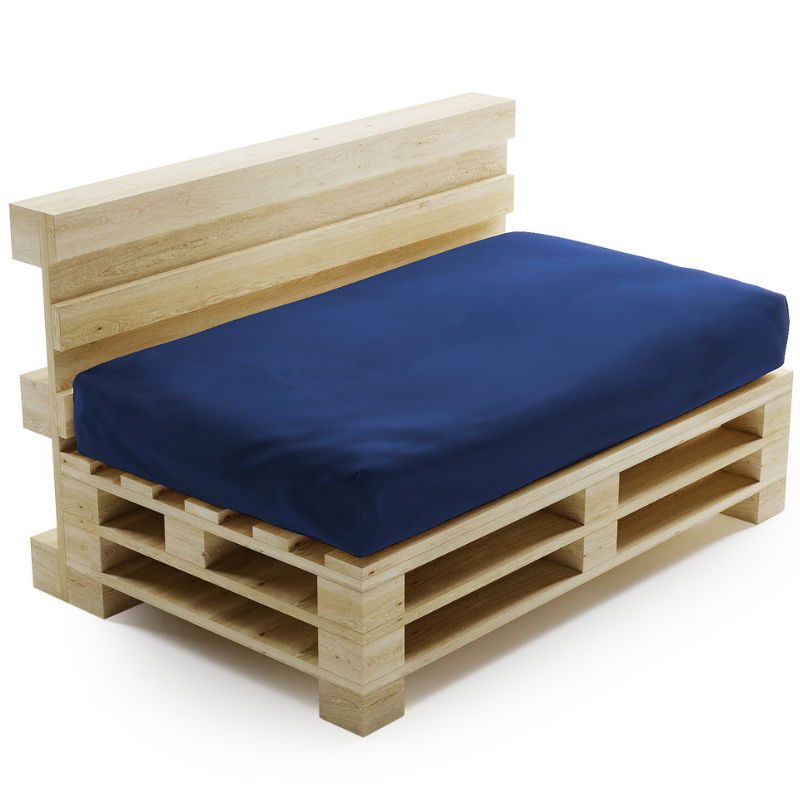 Coussin Palette Déhoussable Imperméable - Assise 120x80 Cm