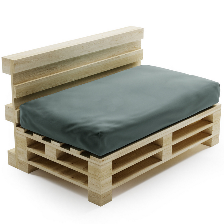 Coussin Palette Déhoussable Imperméable - Assise 120x80 Cm