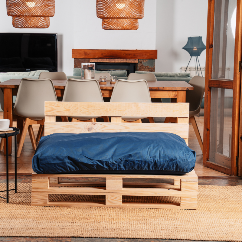 Coussin Palette Déhoussable Imperméable - Assise 120x80 Cm