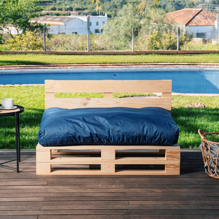 Coussin Palette Déhoussable Imperméable - Assise 120x80 Cm