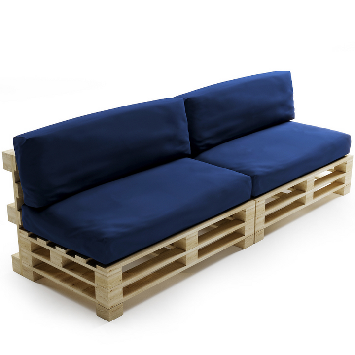 Coussins Palette Déhoussable Imperméable - LOT X2