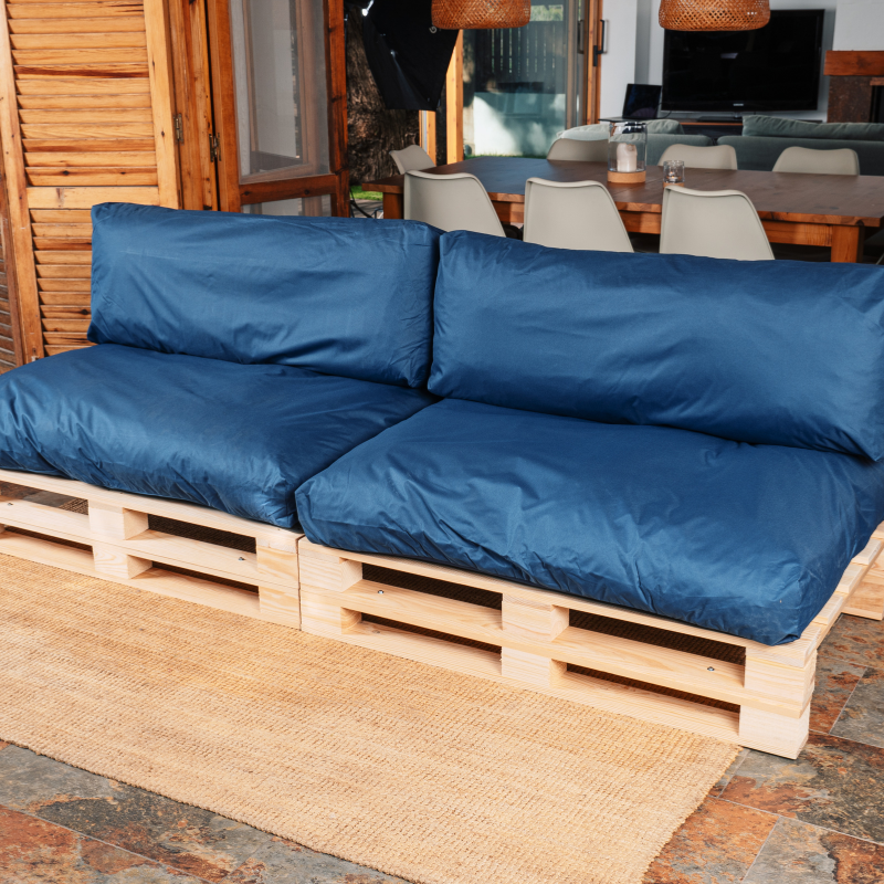 Coussins Palette Déhoussable Imperméable - LOT X2