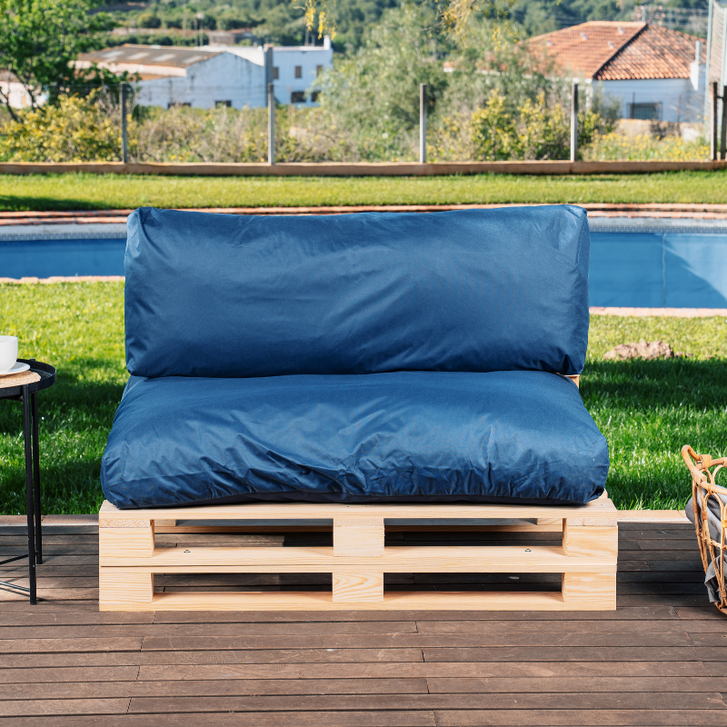 Coussins Palette Déhoussable Imperméable - LOT
