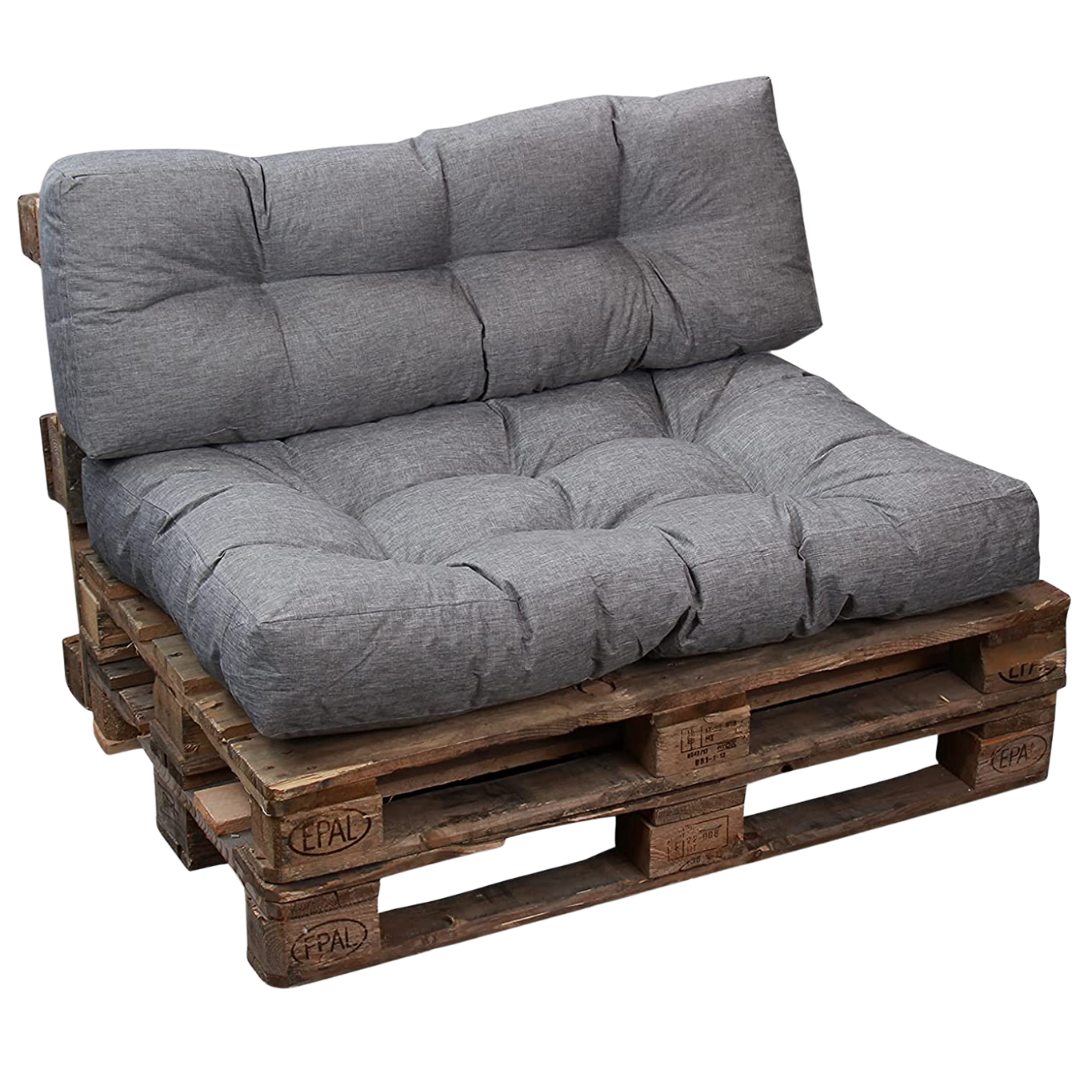 Dossier Seul Coussin Palette - 120x40x15 Cm