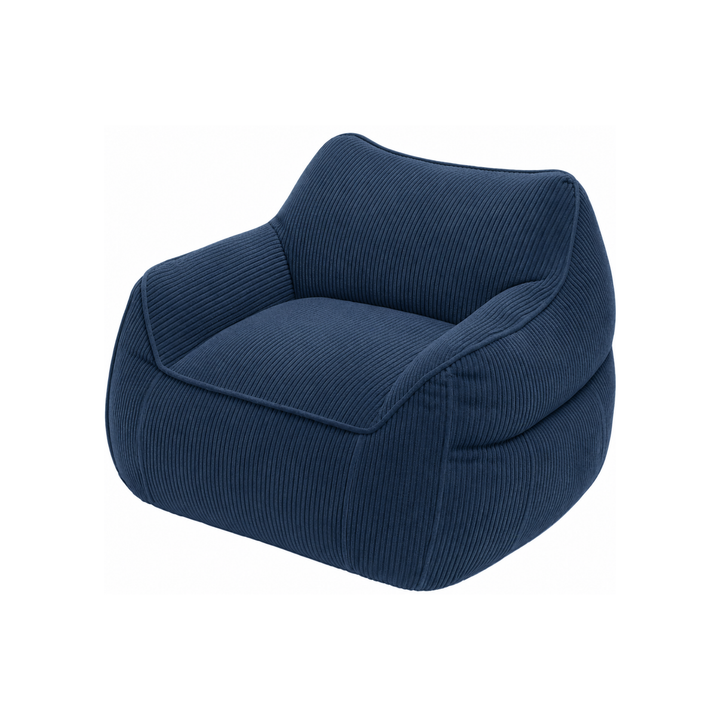 Pouf fauteuil enfant Velours Côtelé - 70x70 cm