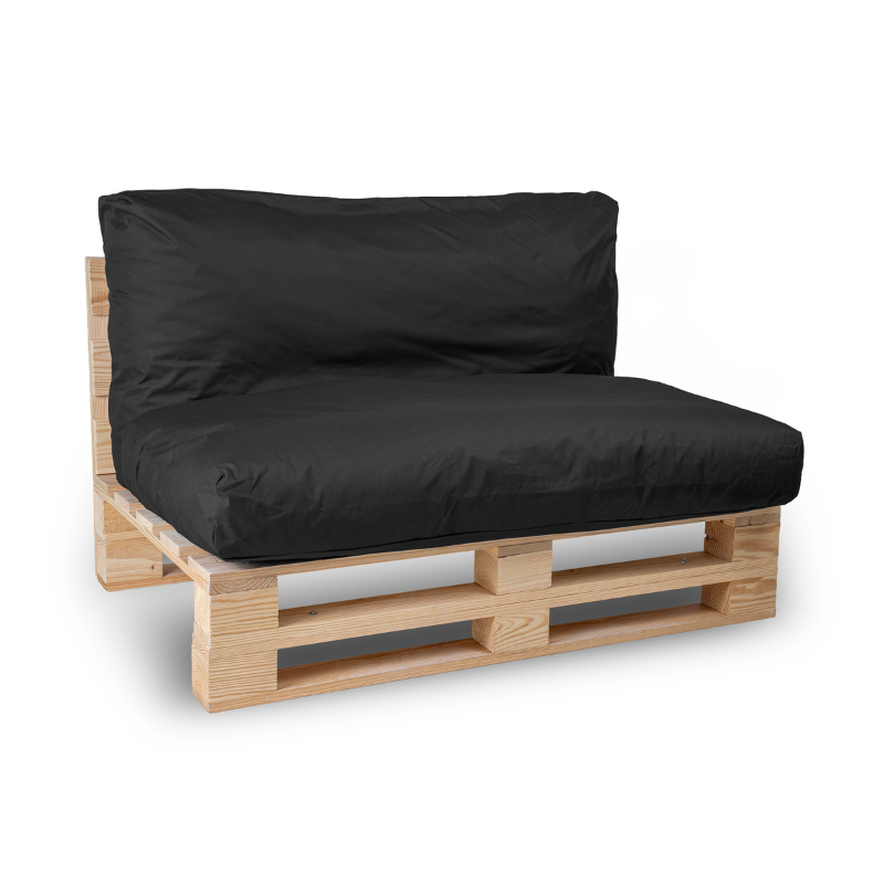 Housse Coussin Palette Déhoussable - 120 X 60 Cm