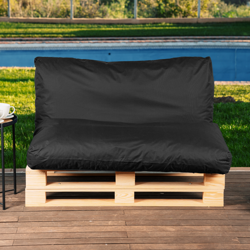 Housse Coussin Palette Déhoussable - 120 X 60 Cm