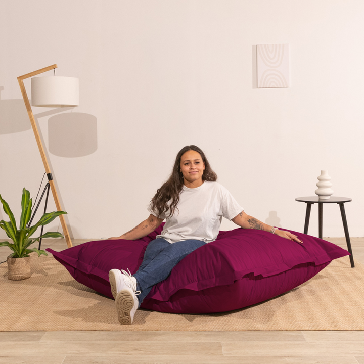 Housse Pouf Extérieur Imperméable Anti-UV - 140x180 Cm