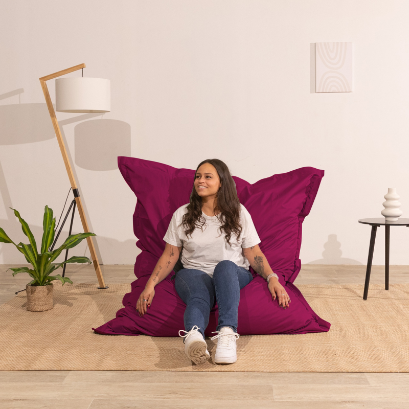 Housse Pouf Extérieur Imperméable Anti-UV - 140x180 Cm