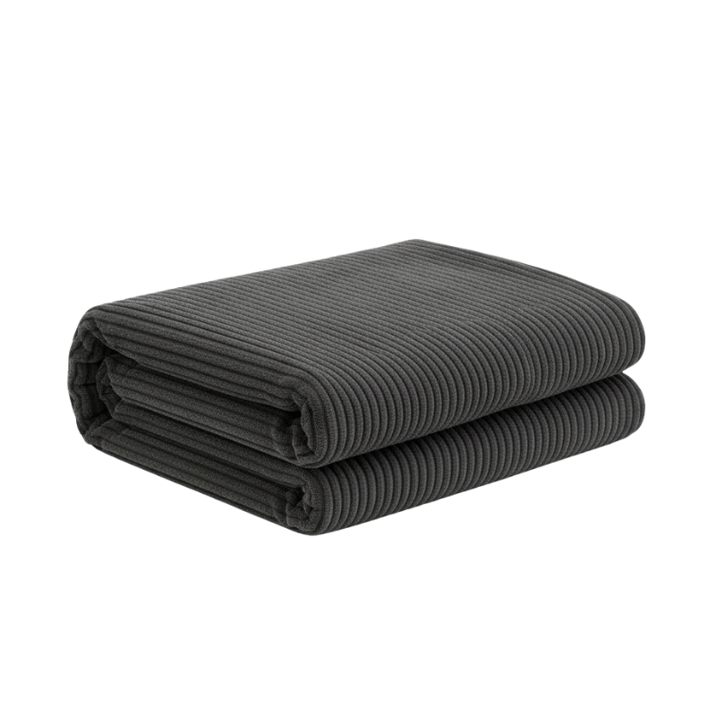 Housse Pouf Poire Velours Côtelé - 80x70 Cm