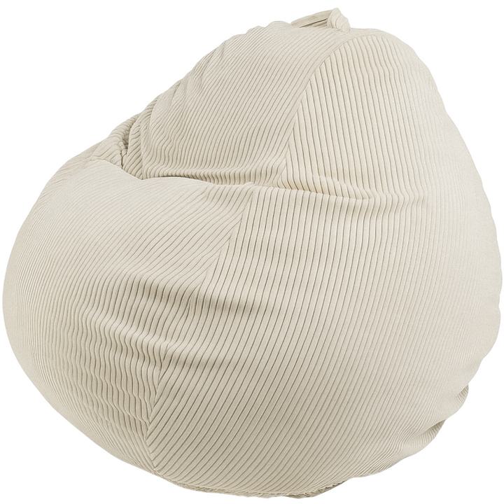 Housse Pouf Poire Velours Côtelé - 80x70 Cm