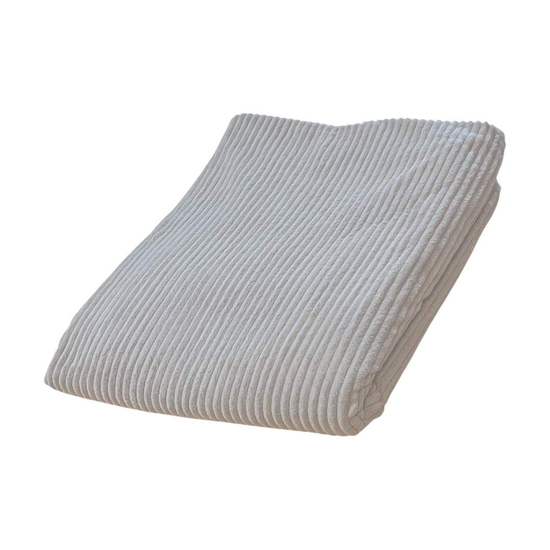 Housse Pouf Velours Côtelé - 140x180 Cm