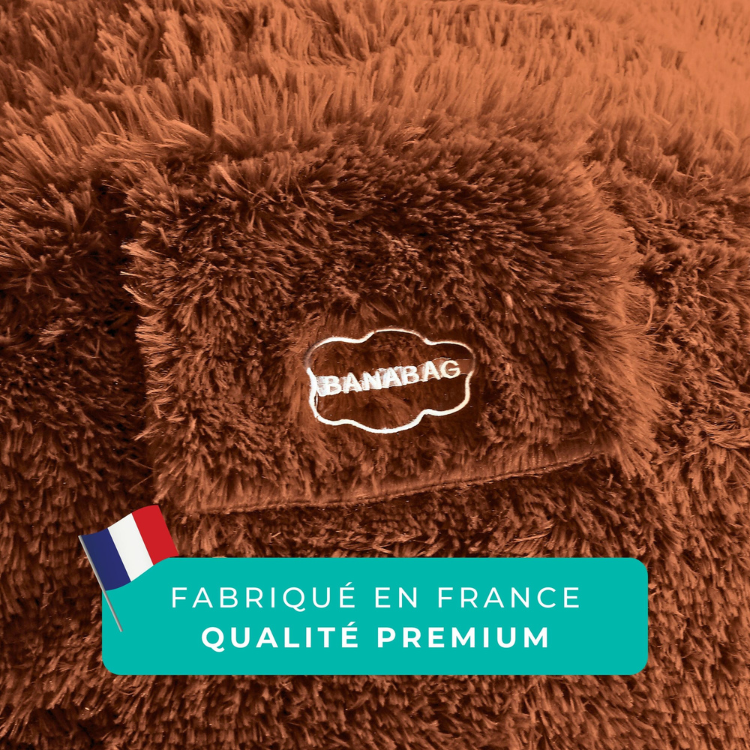 Housse Seule Pouf Géant Fourrure - 140 Cm - Banabag