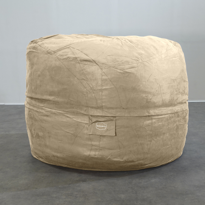 Housse Seule Pouf Géant Microsuède - 160 Cm - Banabag
