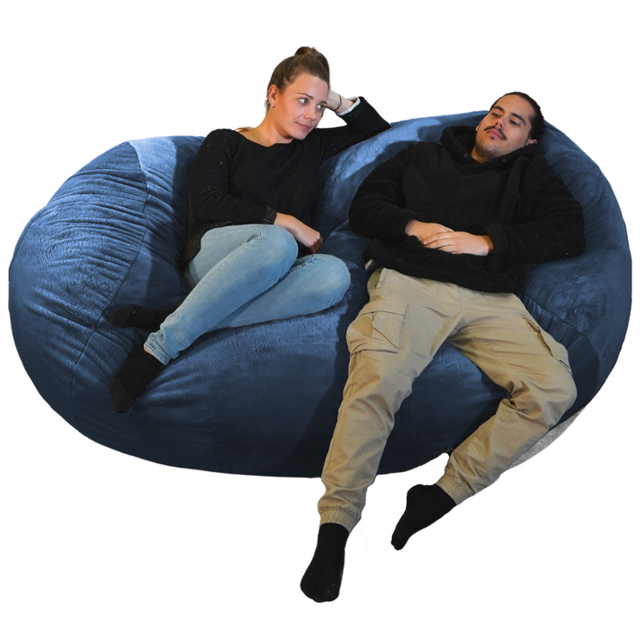 Housse Seule Pouf Long Géant Fourrure - 160 Cm