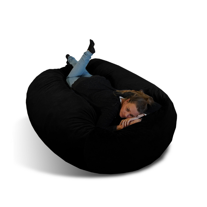 Housse Seule Pouf Long Géant Fourrure - 160 Cm