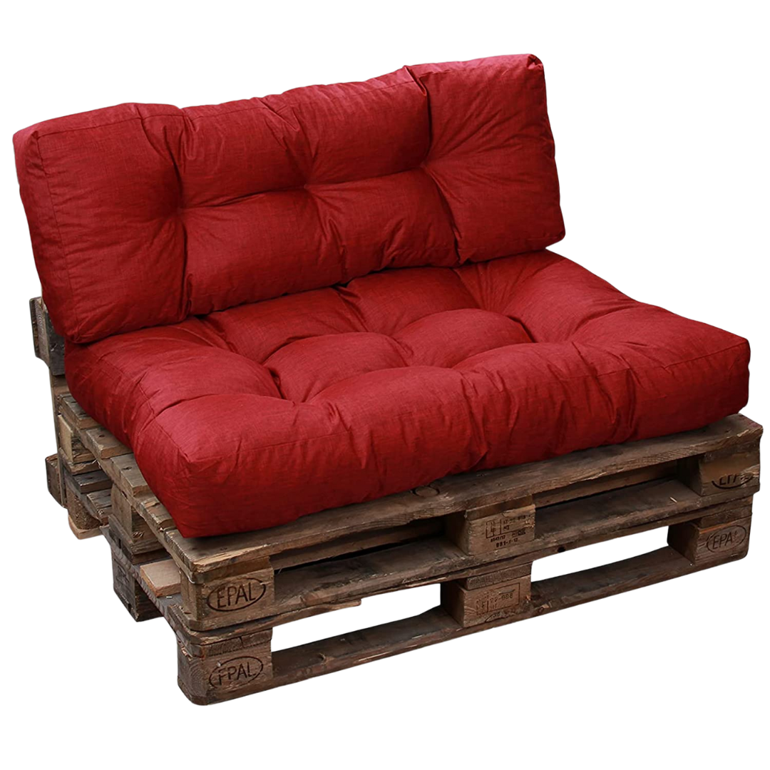 Lot Assise/Dossier Coussin Palette