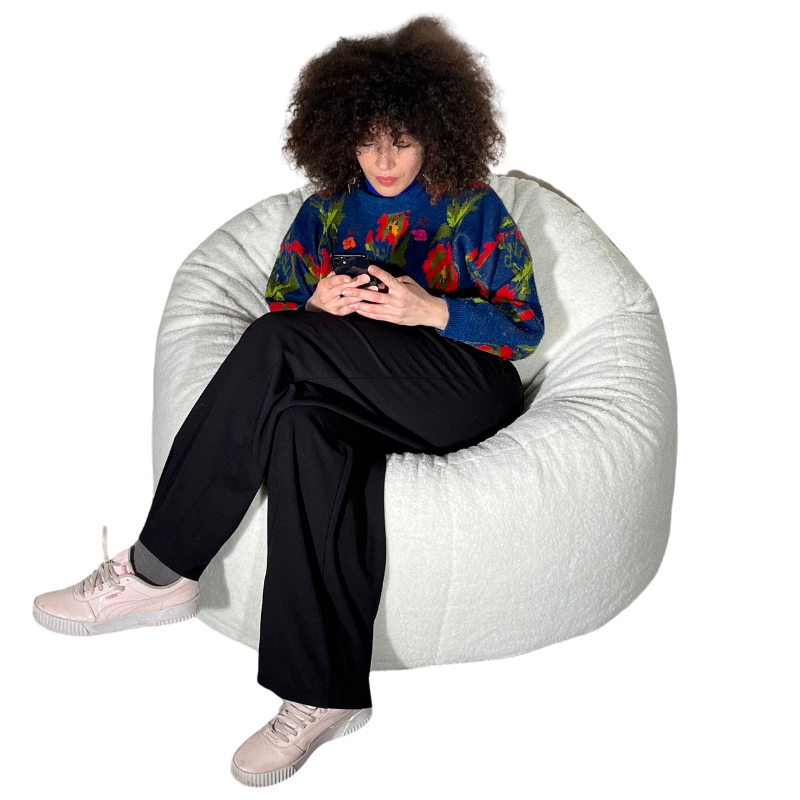 Pouf Bouclette - 100 Cm
