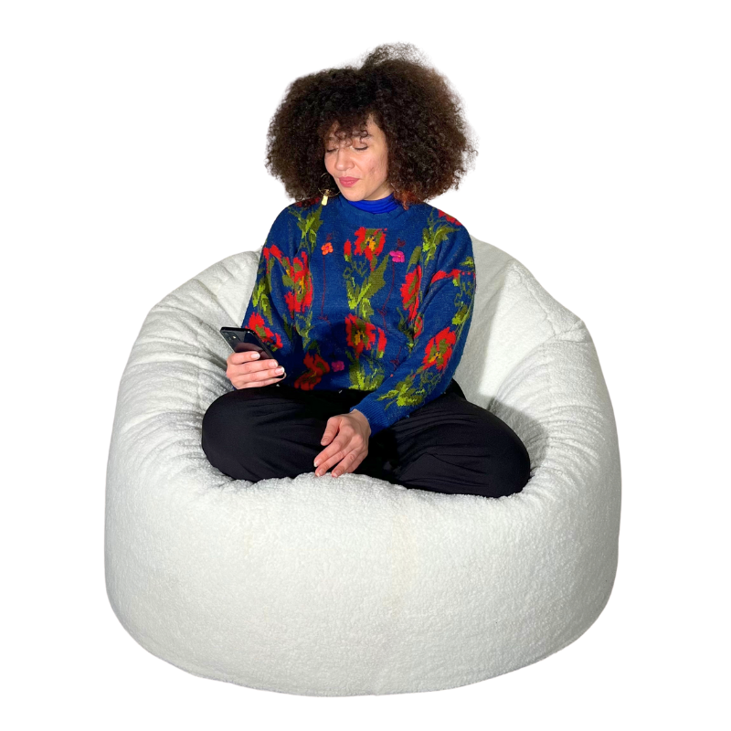 Pouf Bouclette - 100 Cm