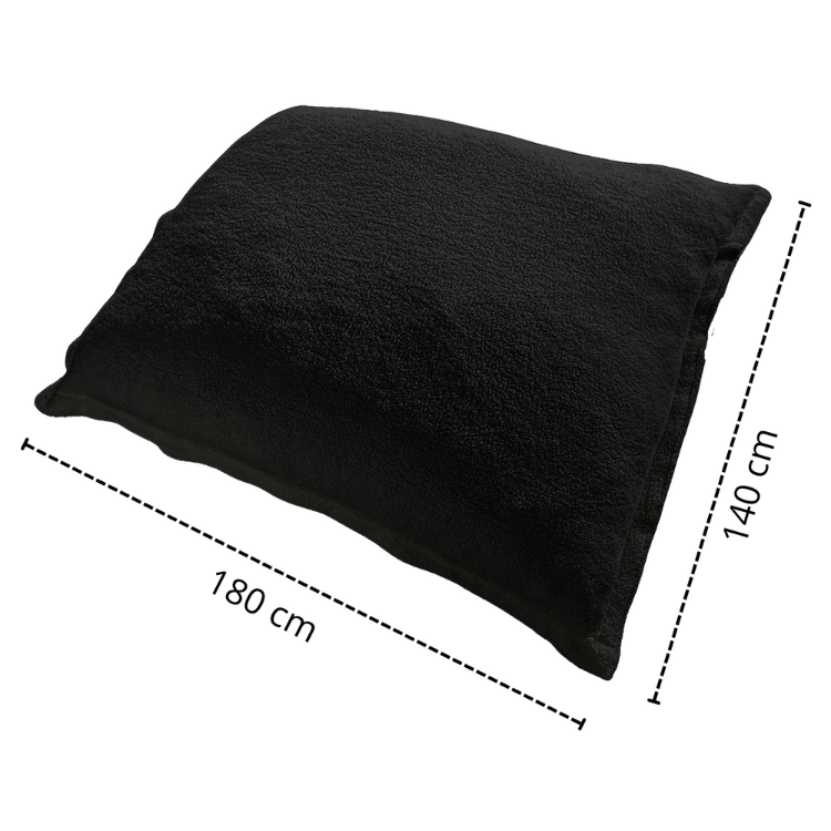 Pouf Bouclette Déhoussable - 140x180 Cm