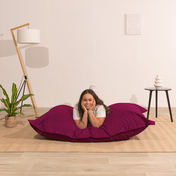 Pouf Extérieur Imperméable Déhoussable Anti-UV - 140x180 Cm