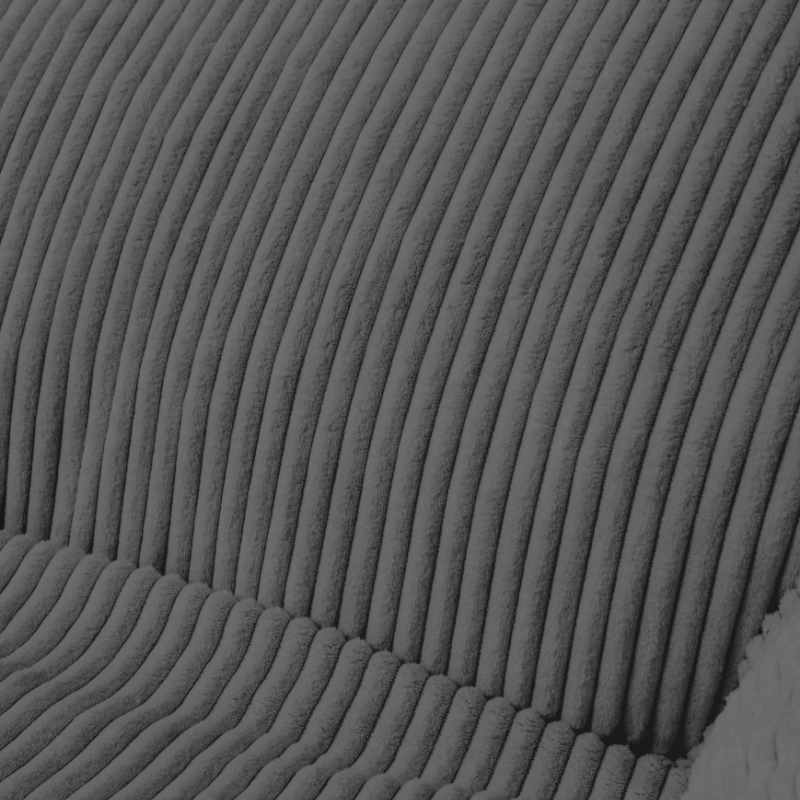 Pouf Fauteuil Velours Côtelé - 100x110 Cm