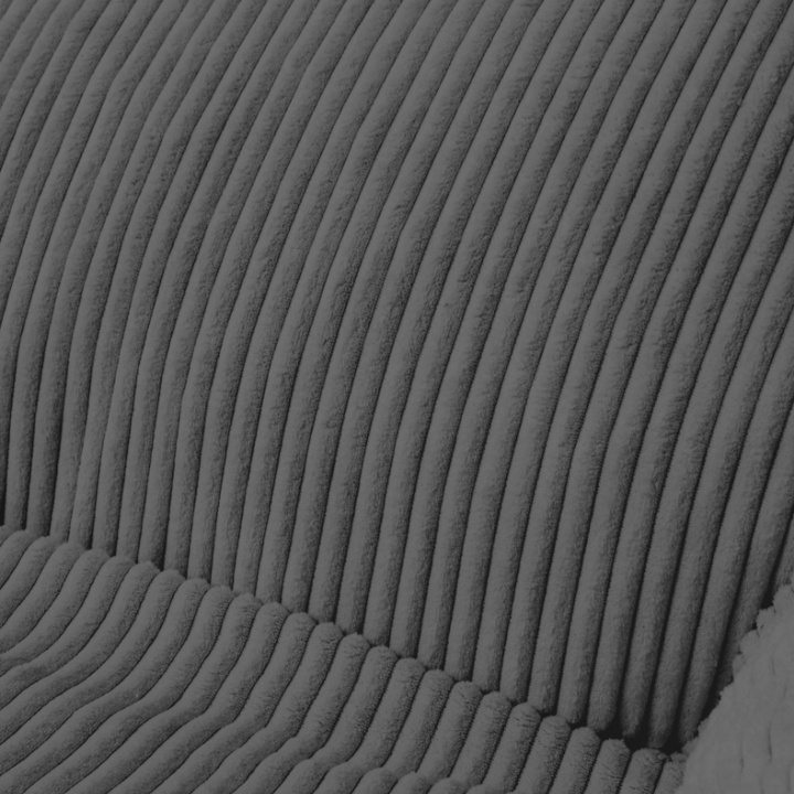 Pouf Fauteuil Velours Côtelé - 100x110 Cm