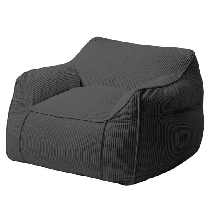 Pouf Fauteuil Velours Côtelé - 100x110 Cm