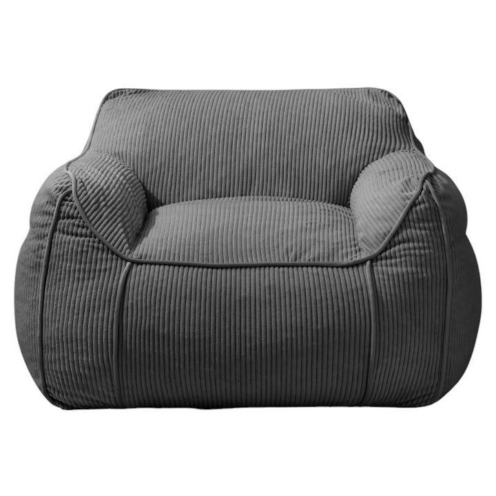Pouf Fauteuil Velours Côtelé - 100x110 Cm