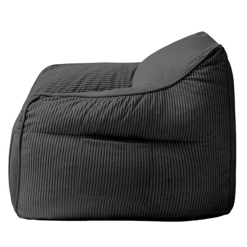 Pouf Fauteuil Velours Côtelé - 100x110 Cm