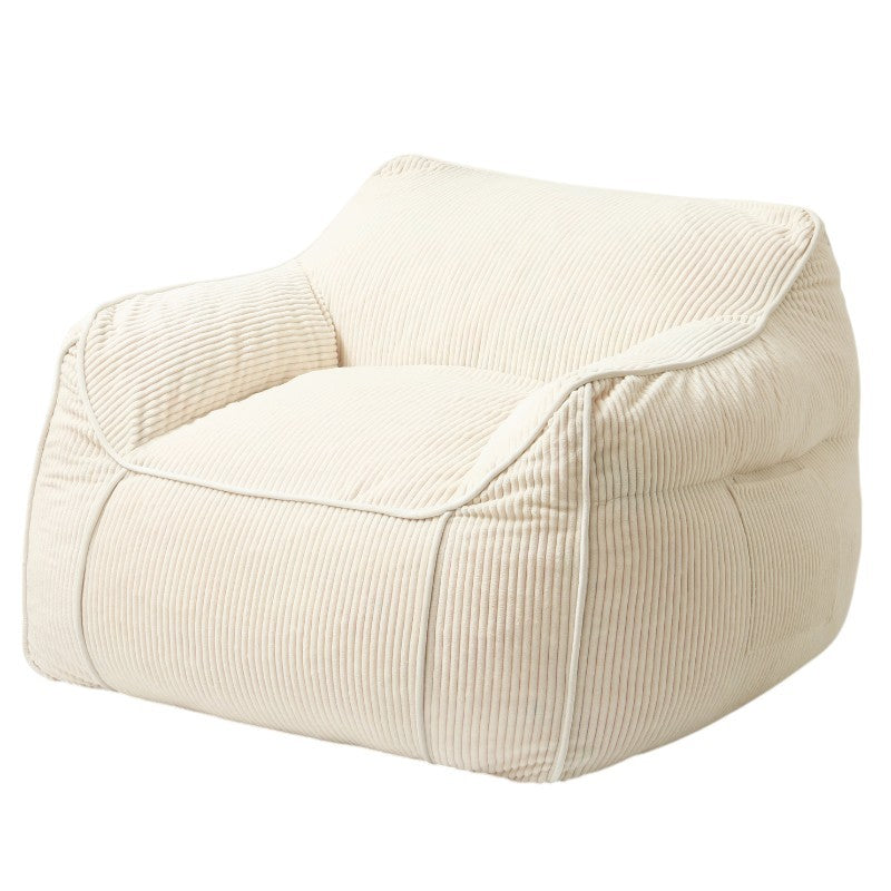 Pouf Fauteuil Velours Côtelé - 100x110 Cm