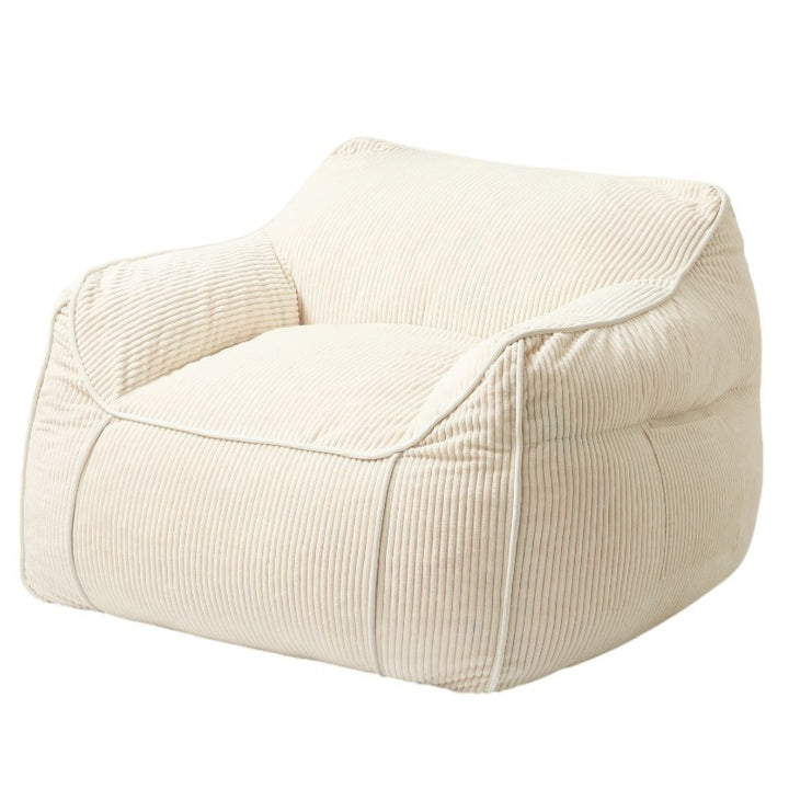 Pouf Fauteuil Velours Côtelé - 100x110 Cm