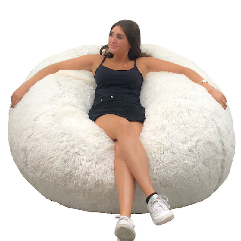 Pouf Géant Fourrure - 120 Cm - Banabag