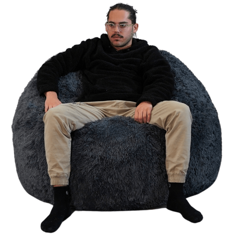 Pouf Géant Fourrure - 120 Cm - Banabag