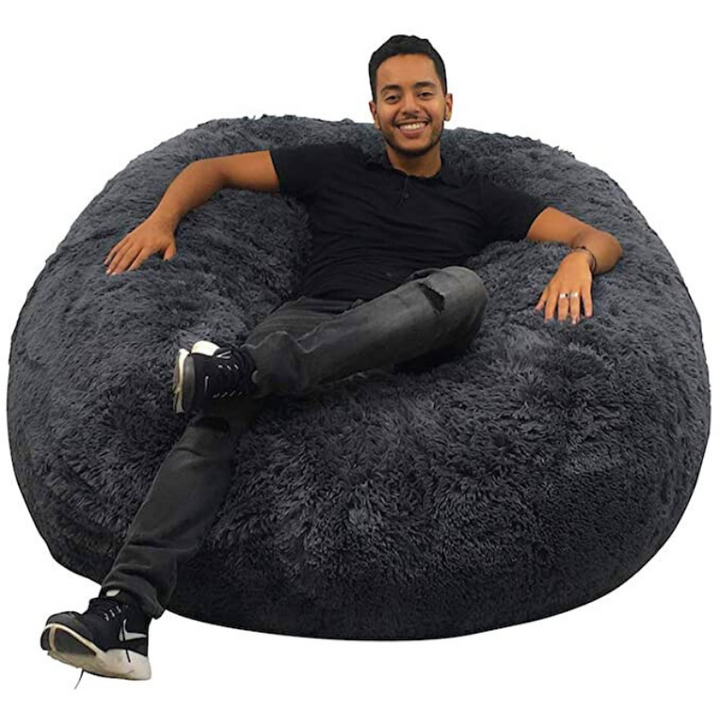 Pouf Géant Fourrure - 140 Cm - Banabag