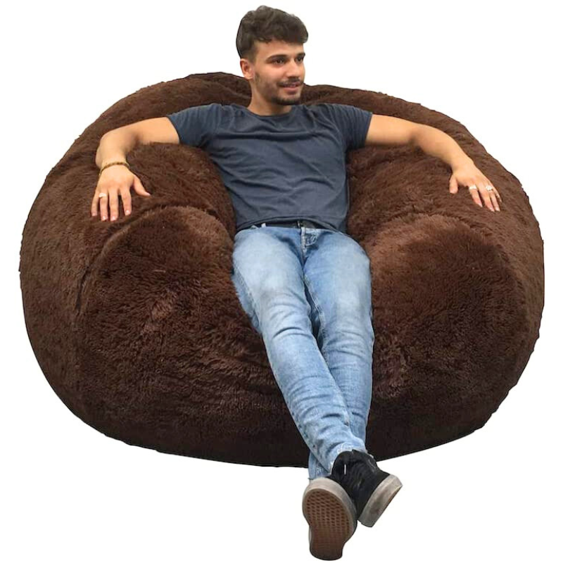 Pouf Géant Fourrure - 140 Cm - Banabag
