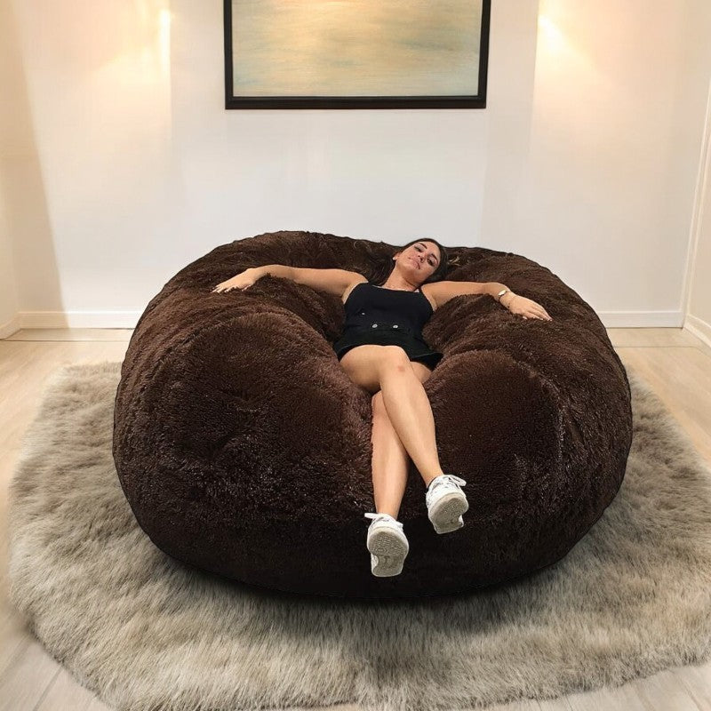 Pouf Géant Fourrure - 160 Cm - Banabag