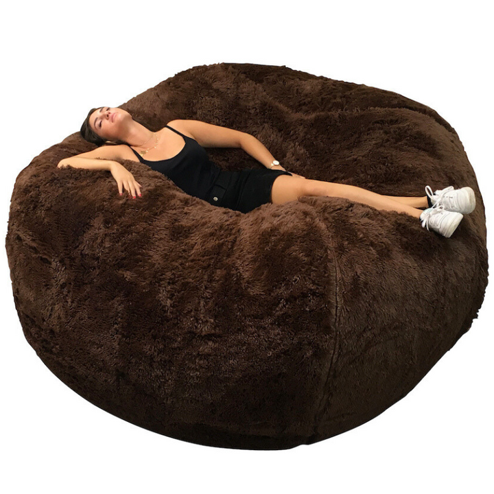Pouf Géant Fourrure - 180 Cm - Banabag