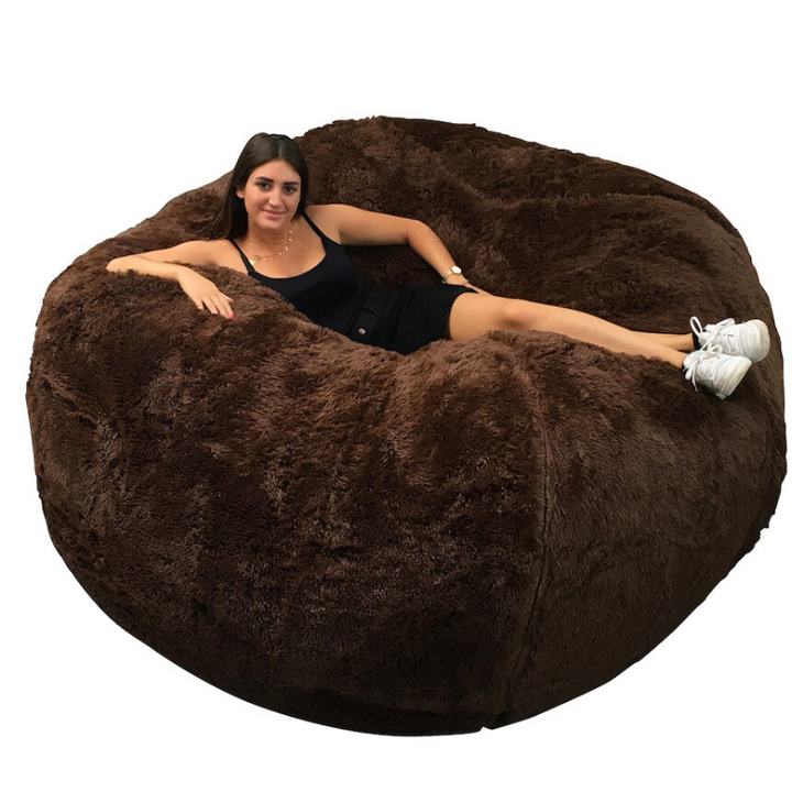 Pouf Géant Fourrure - 180 Cm - Banabag